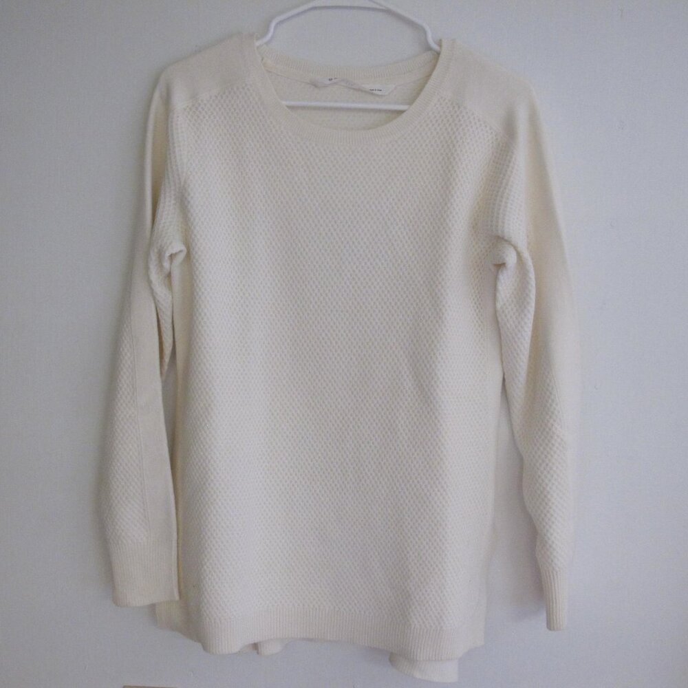 NWOT Athleta Merino Wool Honeycomb Sweater - Dolman Sleeve Long Sleeve Top